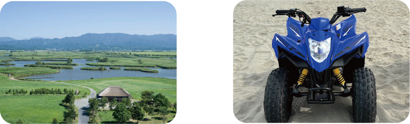 福島潟・体験 バギー